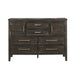 Andover 60" Dresser W/Doors-Nutmeg