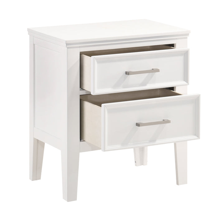 Andover Nightstand-White