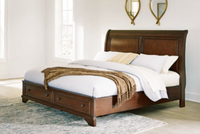Trellington Sleigh Storage Bed - Furniture Stars (Chicago, IL)