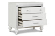 Valentino Nightstand-White