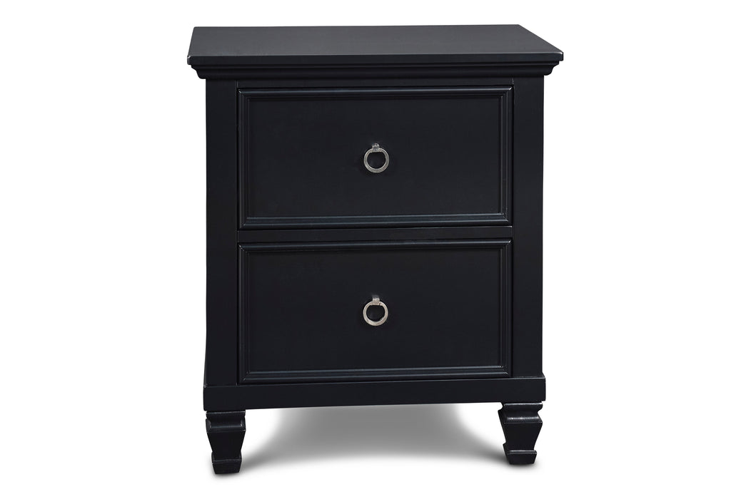 TAMARACK NIGHTSTAND- BLACK - Furniture Stars (Chicago, IL)