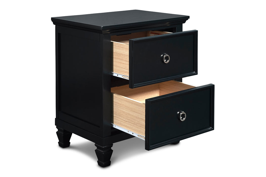 TAMARACK NIGHTSTAND- BLACK - Furniture Stars (Chicago, IL)