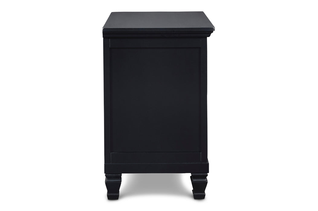 TAMARACK NIGHTSTAND- BLACK - Furniture Stars (Chicago, IL)