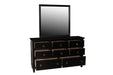 TAMARACK MIRROR- BLACK - Furniture Stars (Chicago, IL)