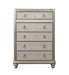 Bling Game 6-drawer Chest Metallic Platinum - Furniture Stars (Chicago, IL)