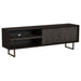 Marsden 2-door Wood 70" TV Stand Charcoal Black - Furniture Stars (Chicago, IL)