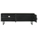 Marsden 2-door Wood 70" TV Stand Charcoal Black - Furniture Stars (Chicago, IL)