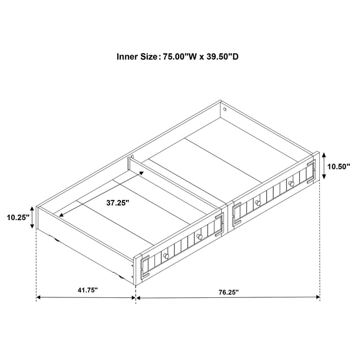 Oakdale Daybed with Trundle - Furniture Stars (Chicago, IL)
