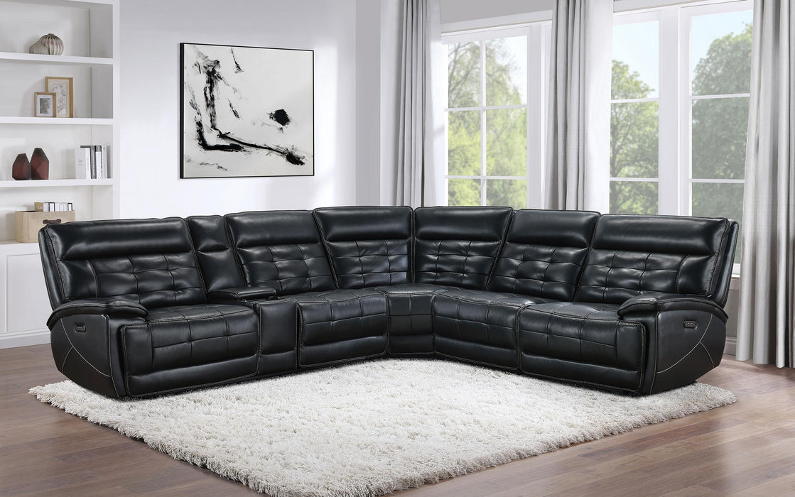 Hewitt Dual Power Reclining Sectional - Furniture Stars (Chicago, IL)