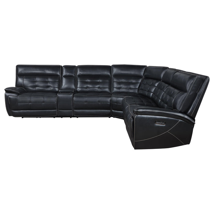 Hewitt Dual Power Reclining Sectional - Furniture Stars (Chicago, IL)