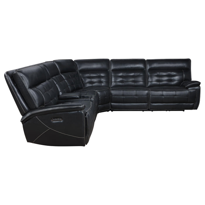 Hewitt Dual Power Reclining Sectional - Furniture Stars (Chicago, IL)