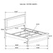 Caraway 4 Pc Bedroom Set - Furniture Stars (Chicago, IL)