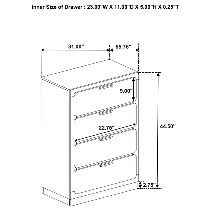 Caraway 5 Pc Bedroom Set - Furniture Stars (Chicago, IL)