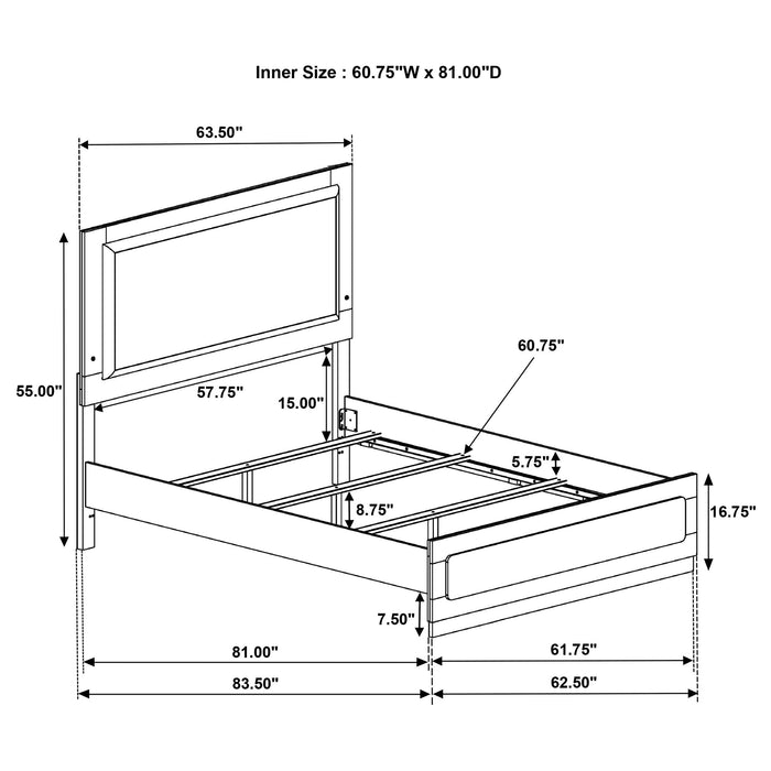 Caraway Queen Bed - Furniture Stars (Chicago, IL)