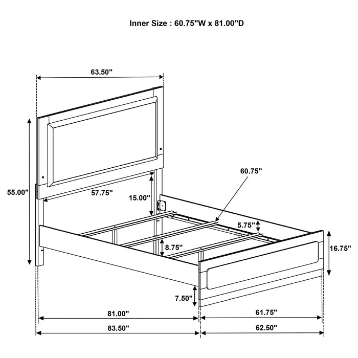 Caraway Queen Bed - Furniture Stars (Chicago, IL)