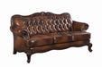Victoria Rolled Arm Sofa Tri-tone and Brown - Furniture Stars (Chicago, IL)