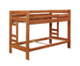 Wrangle Hill Twin Over Twin Bunk Bed Amber Wash - Furniture Stars (Chicago, IL)