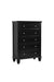 Sandy Beach 5-drawer Chest Black - Furniture Stars (Chicago, IL)