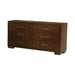 Jessica 6-drawer Dresser Cappuccino - Furniture Stars (Chicago, IL)