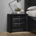 Briana Rectangular 2-drawer Nightstand Black - Furniture Stars (Chicago, IL)
