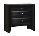 Briana Rectangular 2-drawer Nightstand Black - Furniture Stars (Chicago, IL)