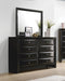 Briana Rectangular 8-drawer Dresser Black - Furniture Stars (Chicago, IL)
