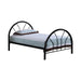 Marjorie Twin Platform Bed Black - Furniture Stars (Chicago, IL)