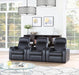 Cyrus Home Theater Upholstered Recliner Black - Furniture Stars (Chicago, IL)