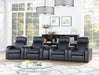 Cyrus Home Theater Upholstered Recliner Black - Furniture Stars (Chicago, IL)