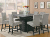 Stanton Upholstered Counter Height Chairs Grey and Black (Set of 2) - Furniture Stars (Chicago, IL)