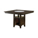 Gabriel Square Counter Height Dining Table Cappuccino - Furniture Stars (Chicago, IL)