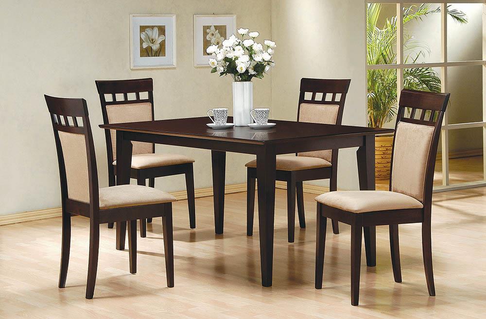 Gabriel Upholstered Side Chairs Cappuccino and Tan (Set of 2) - Furniture Stars (Chicago, IL)