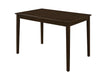 Guillen 5-piece Dining Set with Bench Cappuccino and Dark Brown - Furniture Stars (Chicago, IL)