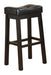 Donald Upholstered Bar Stools Black and Cappuccino (Set of 2) - Furniture Stars (Chicago, IL)