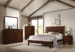 Serenity Eastern King Panel Bed Rich Merlot - Furniture Stars (Chicago, IL)