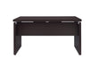 Skylar Computer Desk with Keyboard Drawer Cappuccino - Furniture Stars (Chicago, IL)