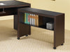 Skeena Mobile Return with Casters Cappuccino - Furniture Stars (Chicago, IL)