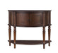 Brenda Console Table with Curved Front Brown - Furniture Stars (Chicago, IL)