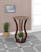 Elton Round Marble Top Accent Table Brown - Furniture Stars (Chicago, IL)