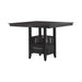 Jaden Square Counter Height Table with Storage Espresso - Furniture Stars (Chicago, IL)