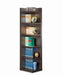Pinckard 6-tier Corner Bookcase Cappuccino - Furniture Stars (Chicago, IL)