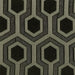 Jansen Hexagon Patterned Accent Chair Grey and Black - Furniture Stars (Chicago, IL)