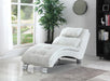 Dilleston Upholstered Chaise White - Furniture Stars (Chicago, IL)