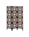 Vulcan 3-panel Geometric Folding Screen Tan and Cappuccino - Furniture Stars (Chicago, IL)