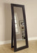 Toga Rectangular Floor Mirror Cappuccino - Furniture Stars (Chicago, IL)