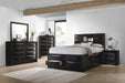 Briana California King Platform Storage Bed Black - Furniture Stars (Chicago, IL)