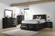 Briana Eastern King Platform Storage Bed Black - Furniture Stars (Chicago, IL)