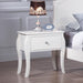 Dominique 1-drawer Nightstand Cream White - Furniture Stars (Chicago, IL)