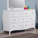 Dominique 7-drawer Dresser Cream White - Furniture Stars (Chicago, IL)