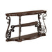 Laney Sofa Table Deep Merlot and Clear - Furniture Stars (Chicago, IL)